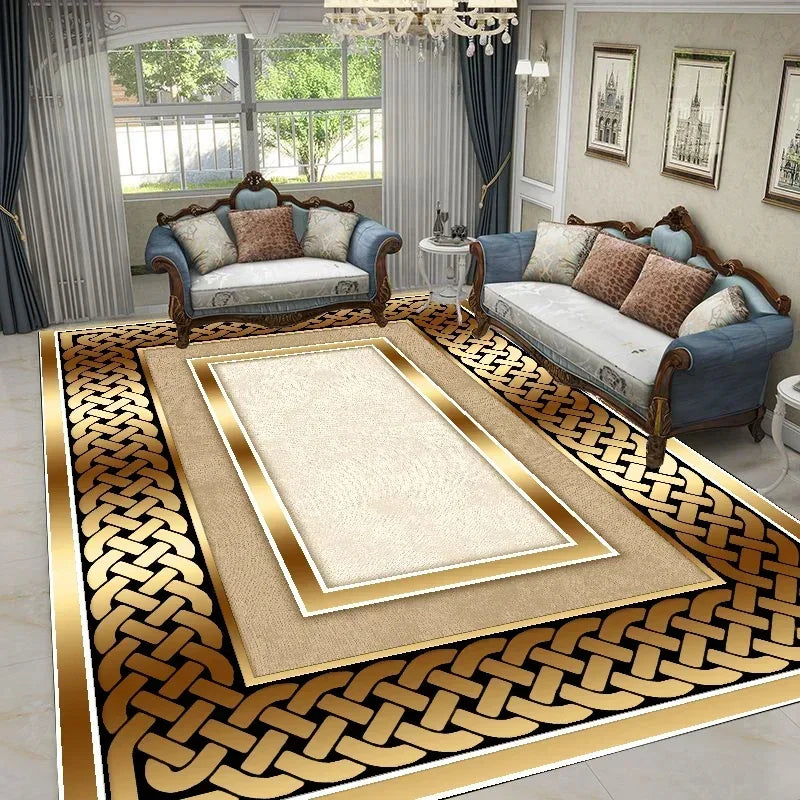 Alfombra Geométrica Gold Malmö