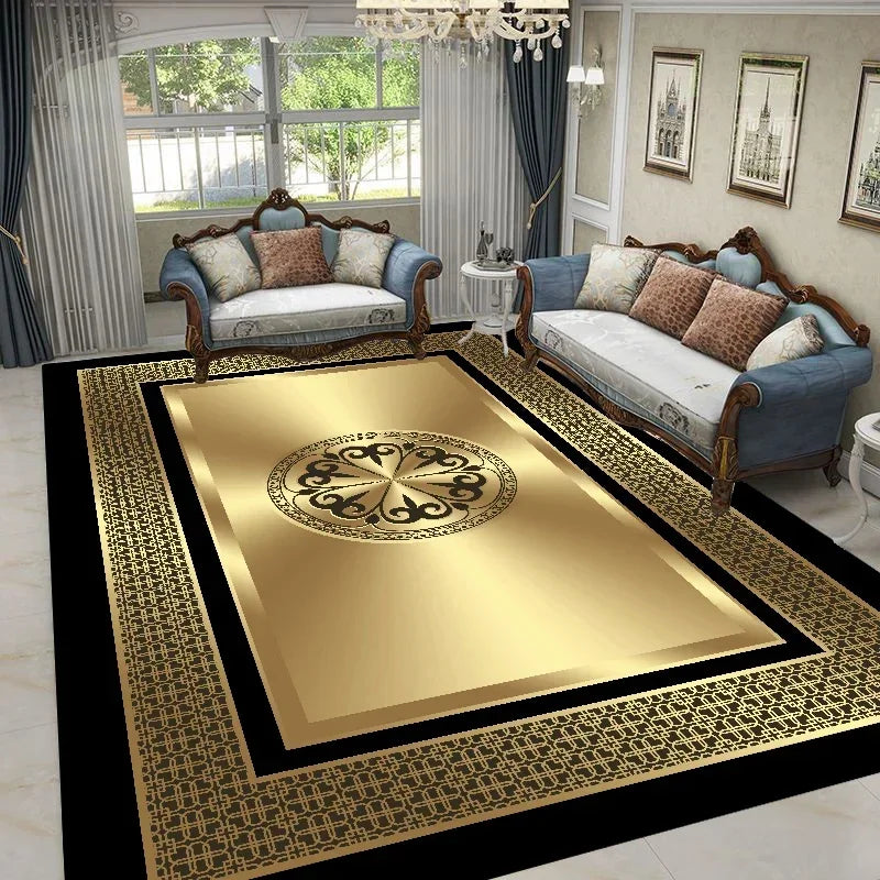 Alfombra Geométrica Gold Trondheim
