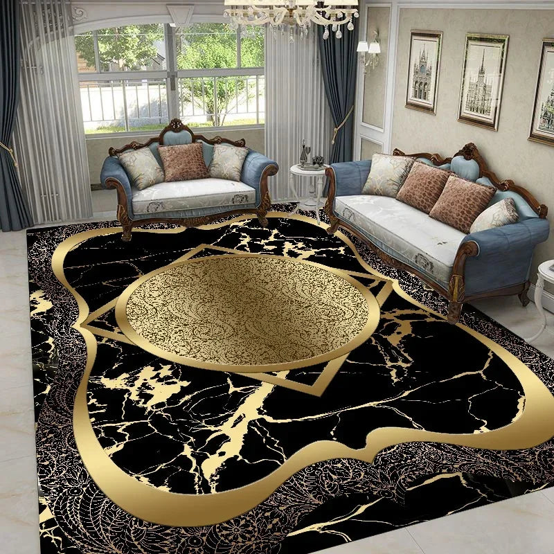 Alfombra Geométrica Gold Malmö